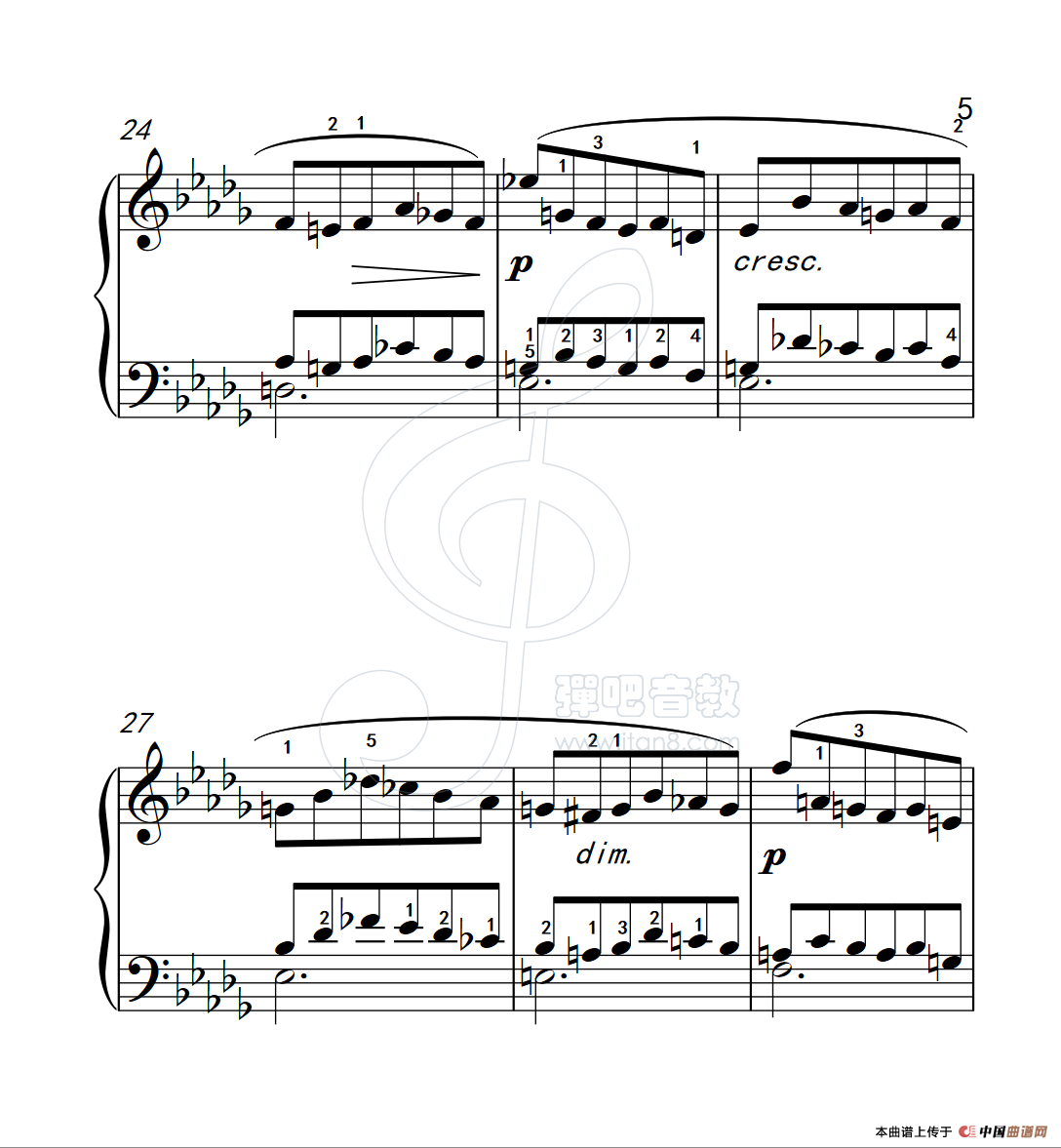 练习曲 44（克拉莫钢琴练习曲60首）