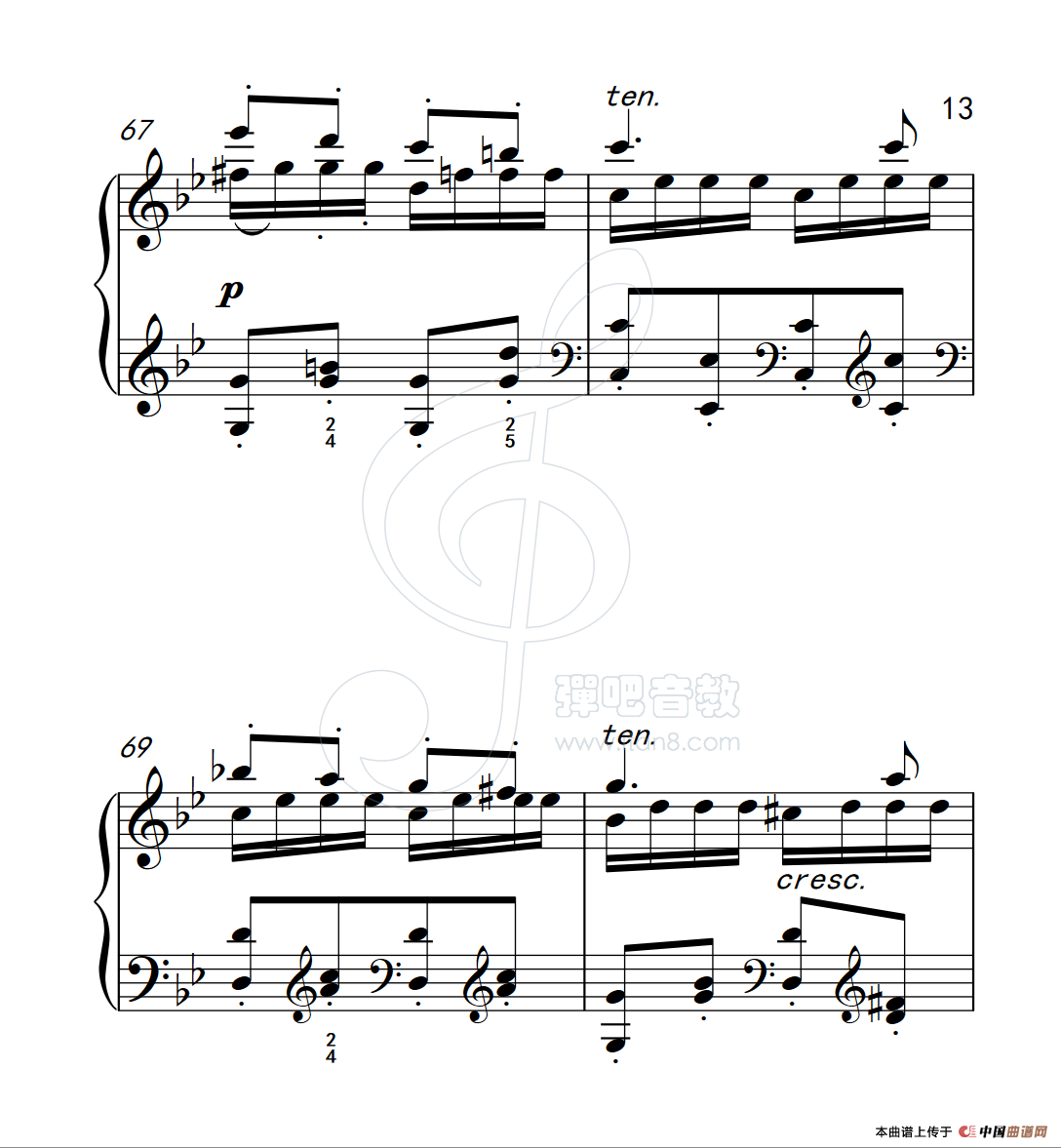 练习曲 52（克拉莫钢琴练习曲60首）