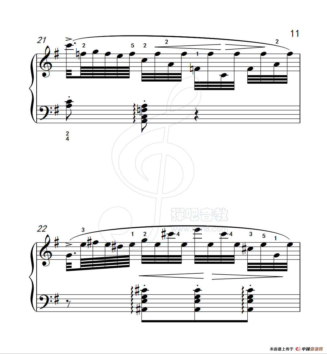 练习曲 58（克拉莫钢琴练习曲60首）