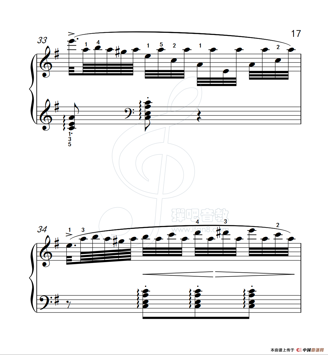 练习曲 58（克拉莫钢琴练习曲60首）