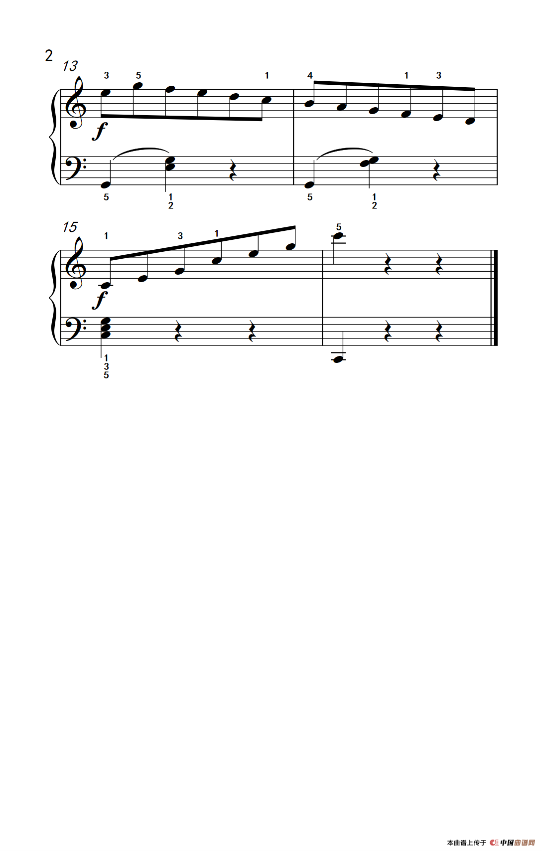 圆舞曲(约翰·汤普森 成人钢琴教程 第二册)