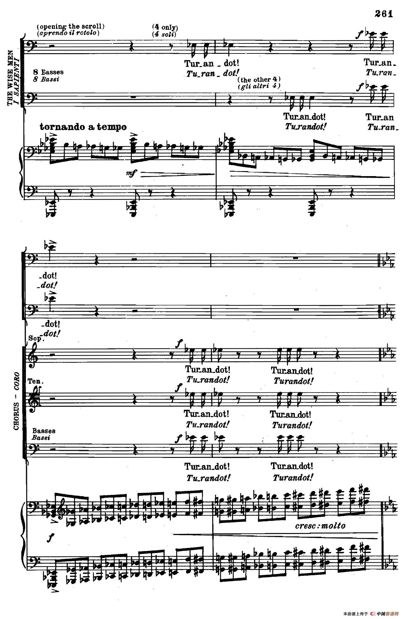 《图兰朵公主》三幕五场歌剧(英意双语)全谱(钢琴伴奏谱 P264——282)(1)_原文件名:270.jpg