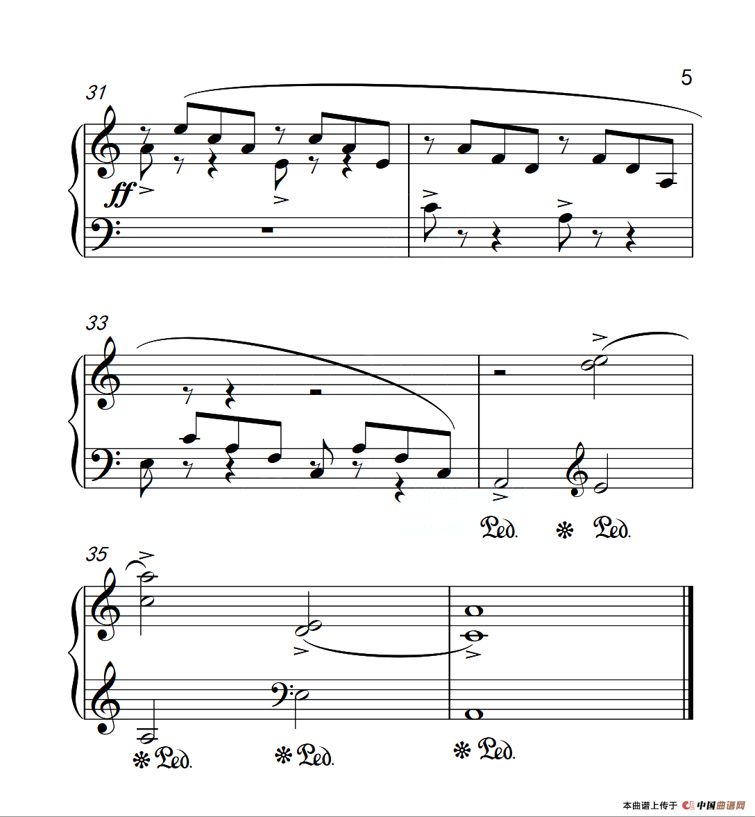 第二级 惊险的航行(中国音乐学院钢琴考级作品1~6级)(1)_原文件名:50_59_5.png