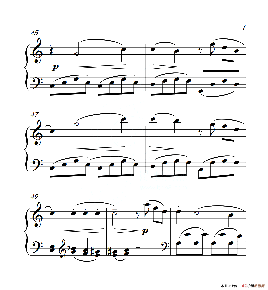 第四级B组 小奏鸣曲(中国音乐学院钢琴考级作品1~6级)(1)_原文件名:50_110_7.png