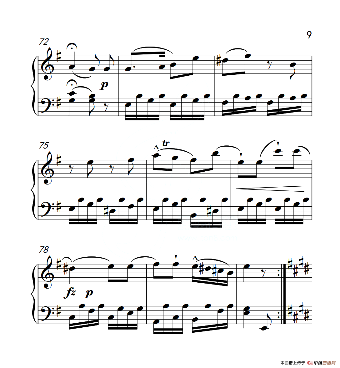 第六级A组 奏鸣曲(中国音乐学院钢琴考级作品1~6级)(1)_原文件名:50_158_9.png