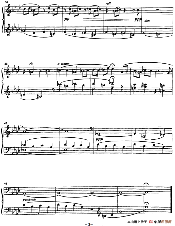 钢琴上的福斯特(钢琴独奏曲4首)(1)_原文件名:钢琴上的福斯特 崔世光作曲3.png