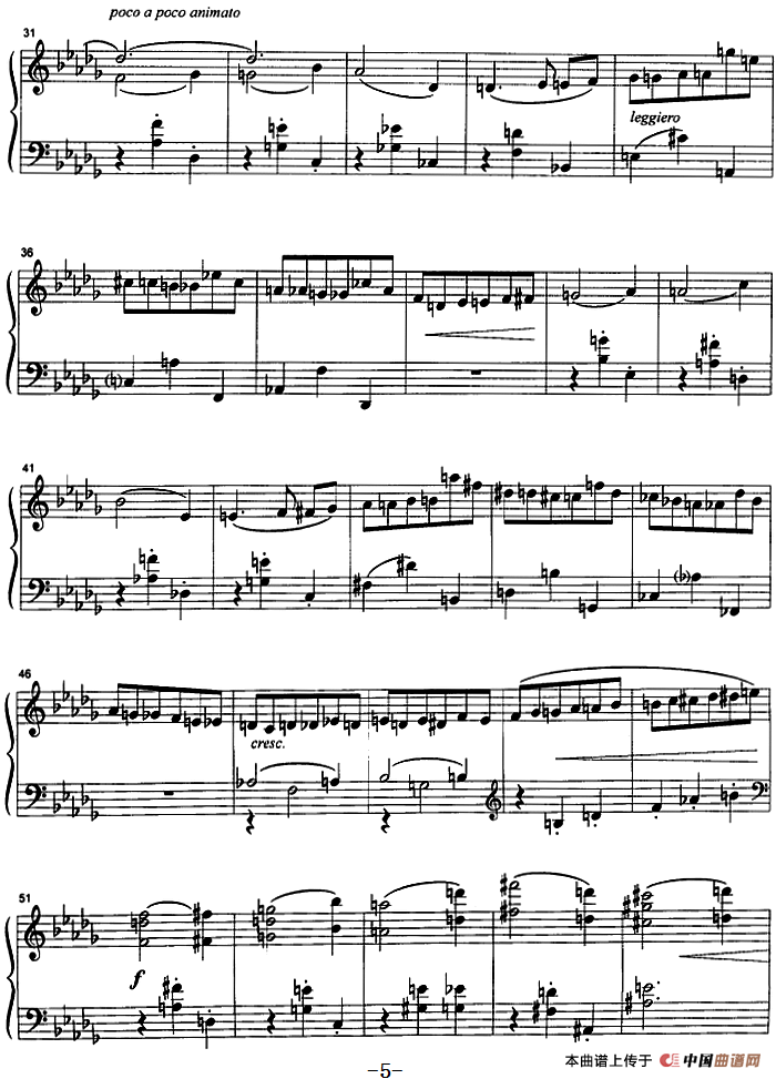 钢琴上的福斯特(钢琴独奏曲4首)(1)_原文件名:钢琴上的福斯特 崔世光作曲5.png