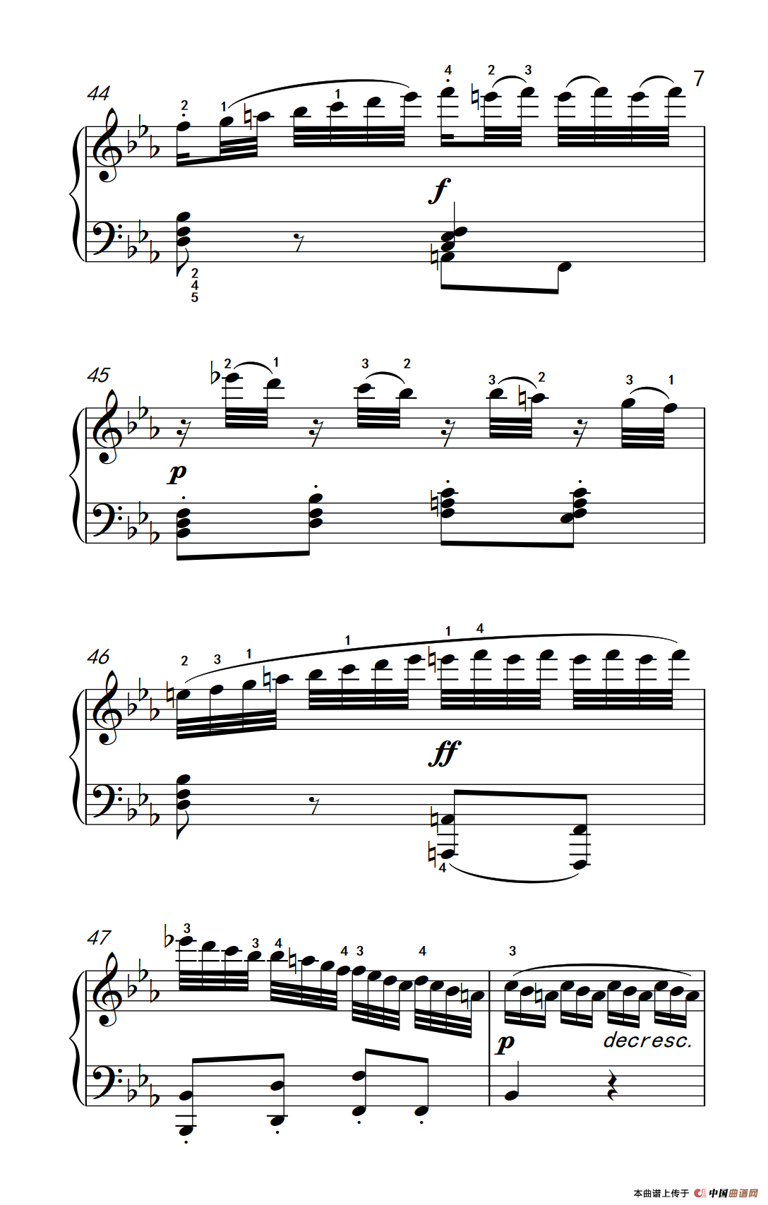 奏鸣曲 Opus 7 第四乐章(贝多芬奏鸣曲集 2)(1)_原文件名:280_4_7.png