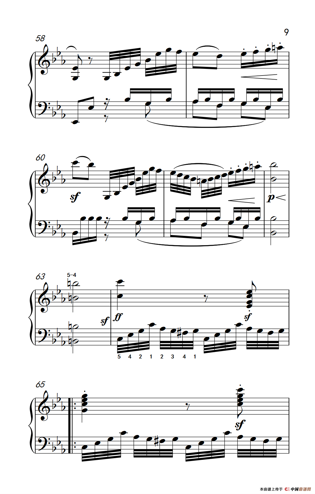 奏鸣曲 Opus 7 第四乐章(贝多芬奏鸣曲集 2)(1)_原文件名:280_4_9.png