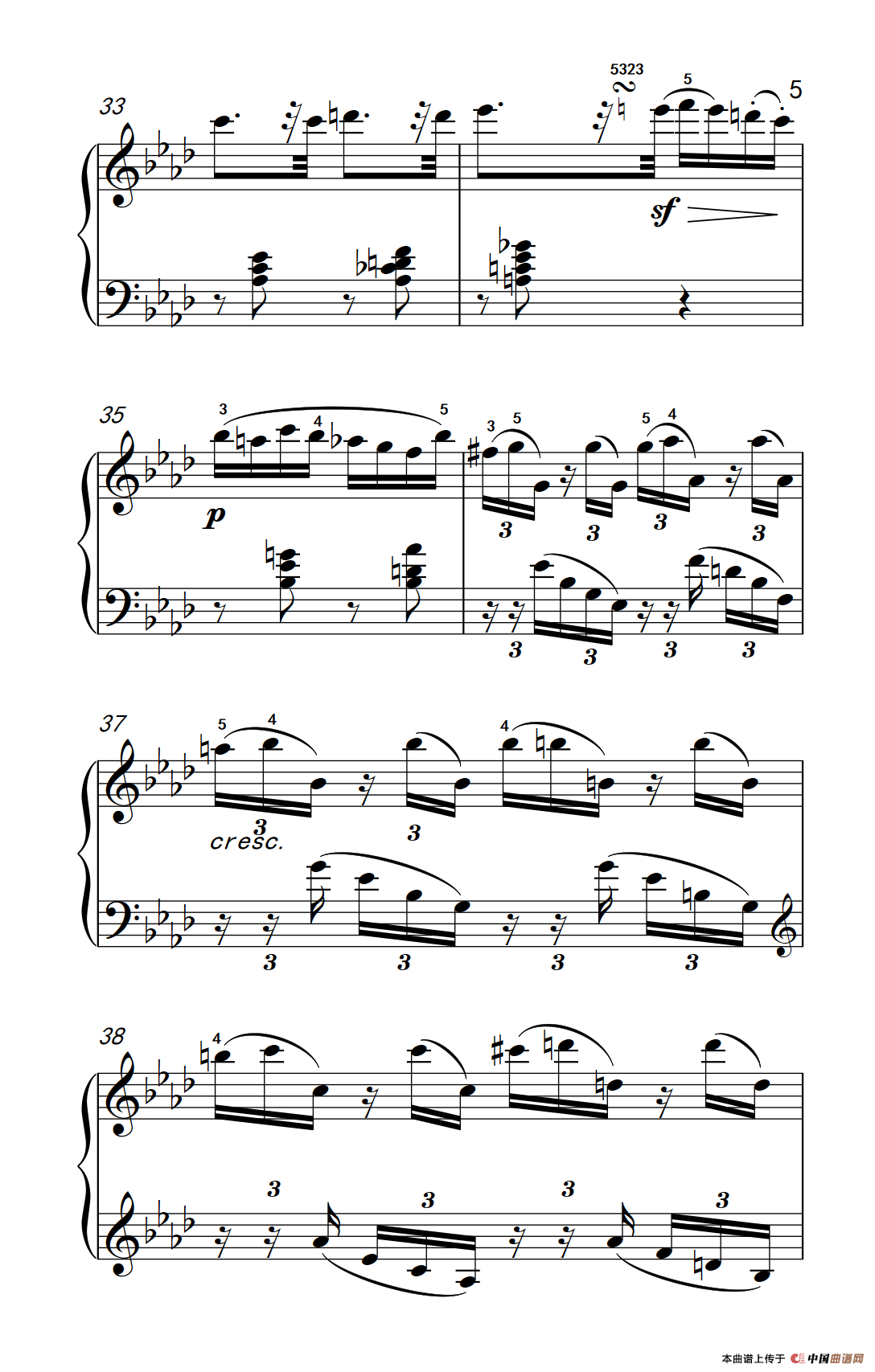 奏鸣曲 Opus 10 Nr.1 第二乐章(贝多芬奏鸣曲集 2)(1)_原文件名:280_6_5.png
