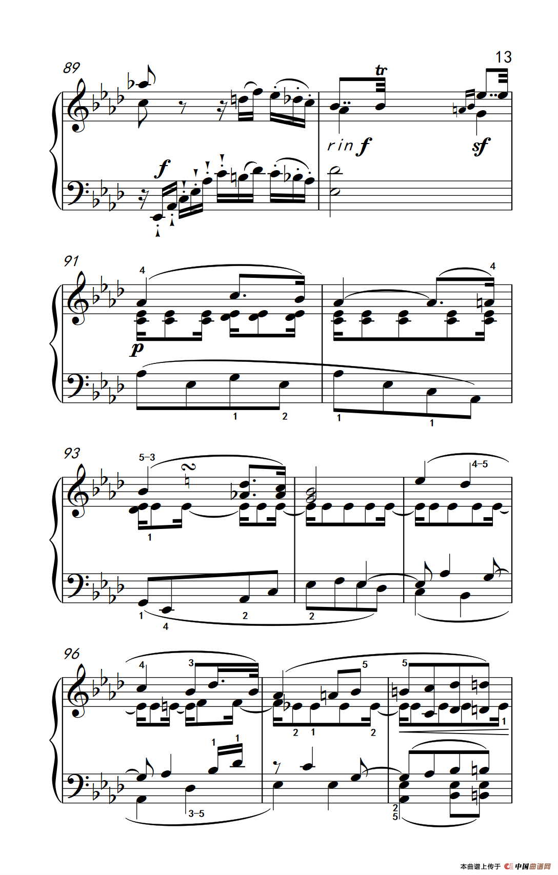奏鸣曲 Opus 10 Nr.1 第二乐章(贝多芬奏鸣曲集 2)(1)_原文件名:280_6_13.png