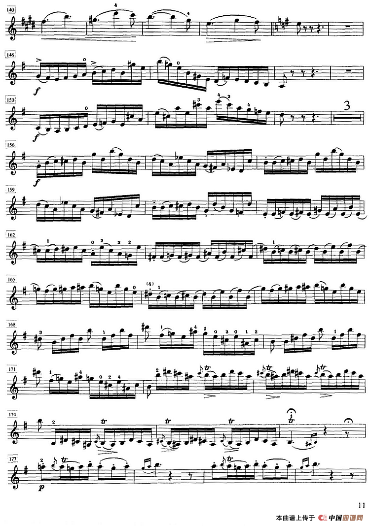 罗德第八协奏曲 E小调(Op.13,No.8) (小提琴分谱)(1)_原文件名:罗德第八协奏曲 E小调(罗德Op.13,No.8)11.png