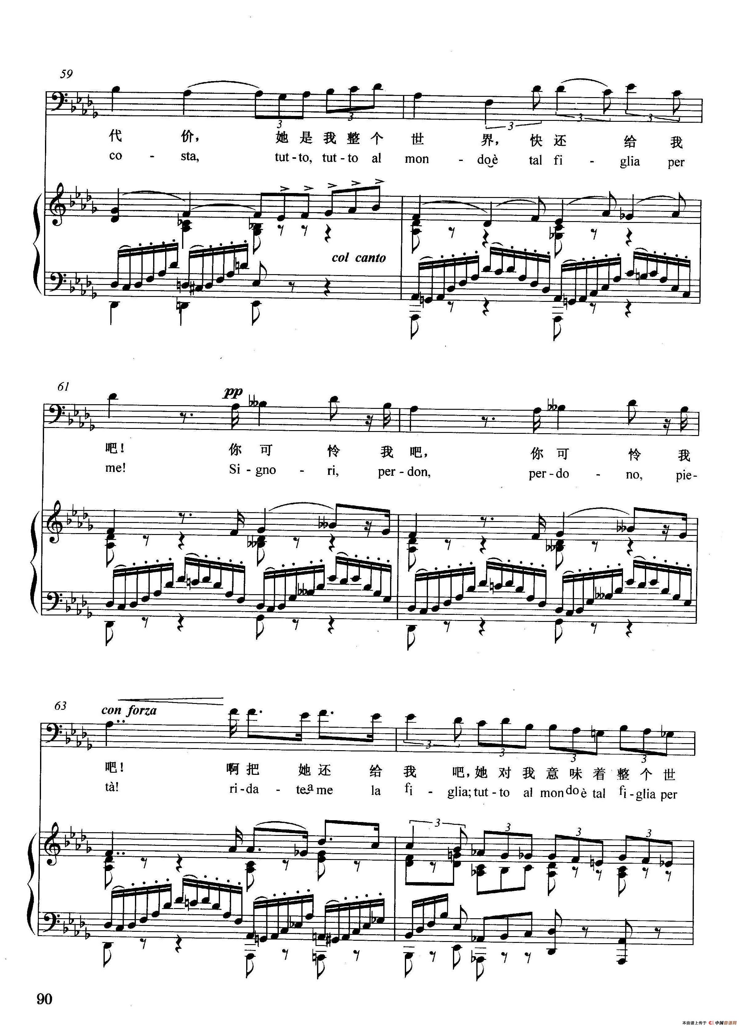 [意]你们这些狗强盗（正谱）（选自歌剧《弄臣》）