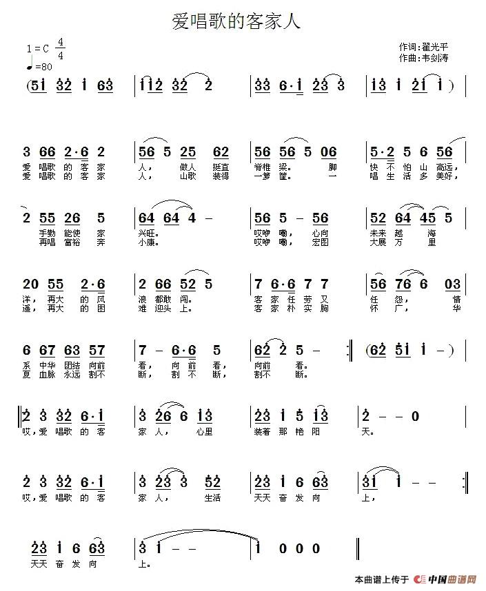 爱唱歌的客家人(翟光平词 韦剑涛曲)(1)_原文件名:1.jpg