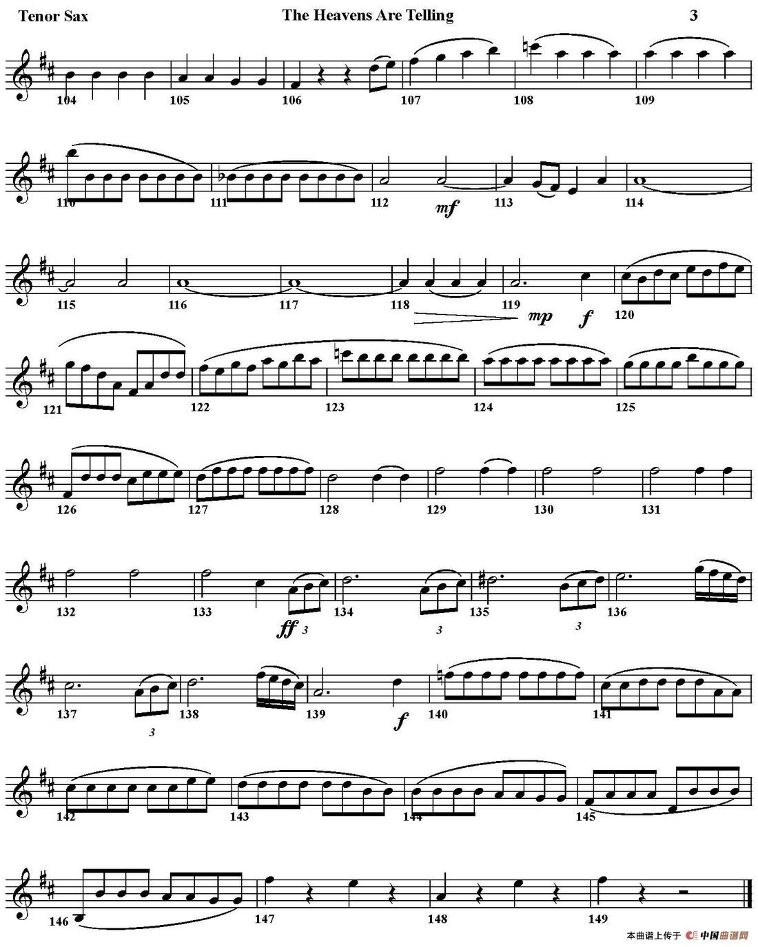 THE HEAVENS ARE TELLING(四重奏·次中音萨克斯分谱)(1)_原文件名:THE HEAVENS ARE TELLING_页面_09.jpg