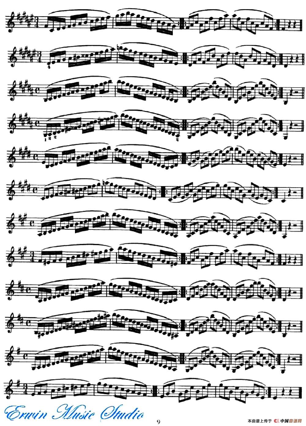 赫利美利《小提琴音阶练习》(Hrimaly《Scale Studies》)(1)_原文件名:009.jpg