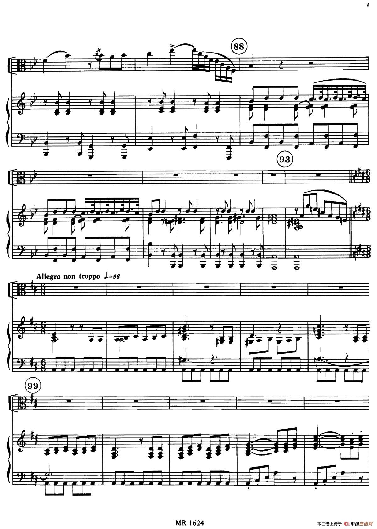 FANTASIE（幻想曲）（中提琴+钢琴伴奏）