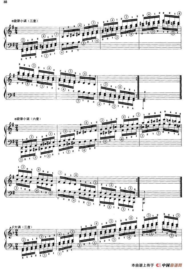 钢琴音阶练习:三度、六度同向四个八度(1)_原文件名:000032.png