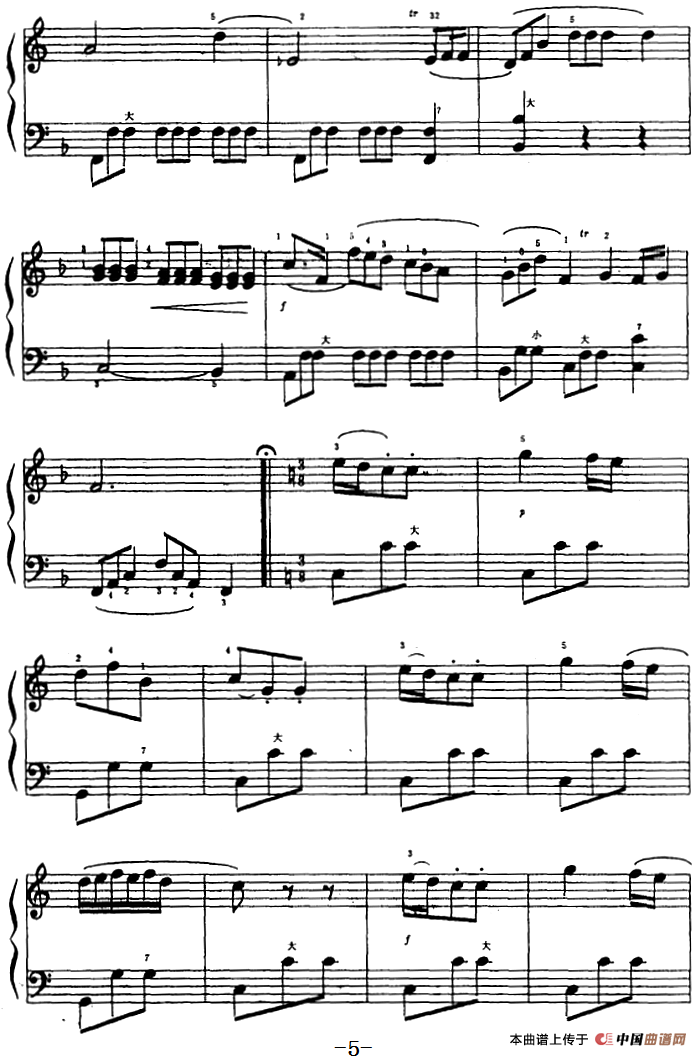 小奏鸣曲(王树声改编版)(1)_原文件名:小奏鸣曲 克列门蒂曲 王树声改编5.png