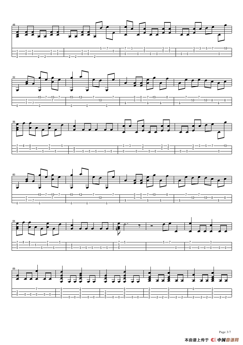 I'm yours(尤克里里指弹谱)(1)_原文件名:3.jpg