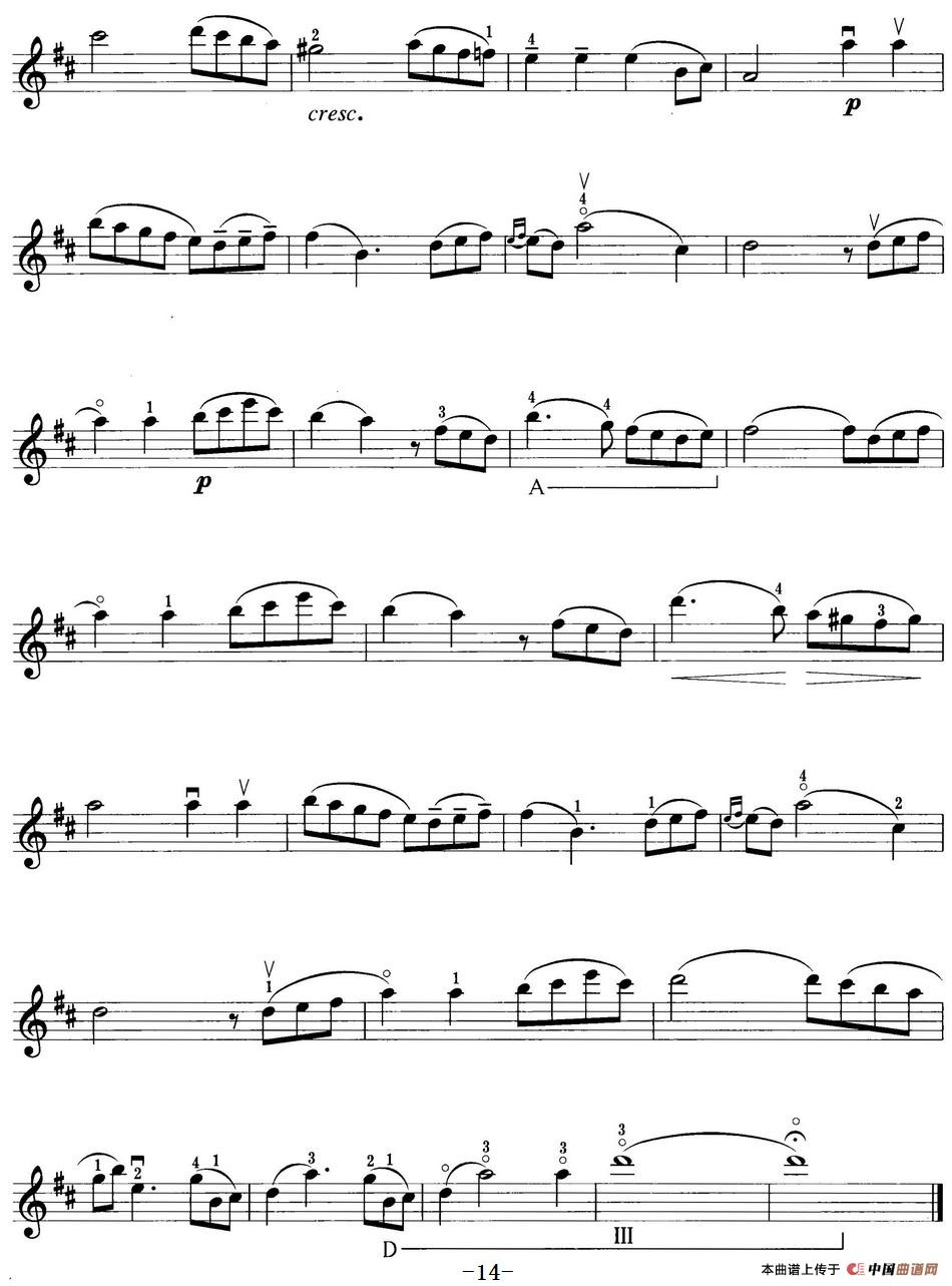 小提琴考级第三级:外国乐曲(5首)(1)_原文件名:小提琴考级第三级:外国乐曲(5首)3.jpg