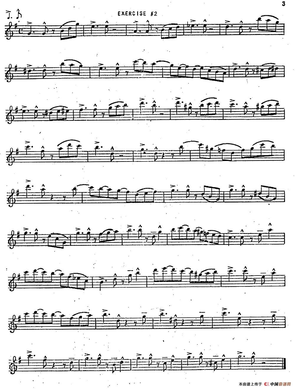 Intermediate Jazz Conception by Lennie Niehaus(20 Jazz Exercises)(1)_原文件名:003.jpg