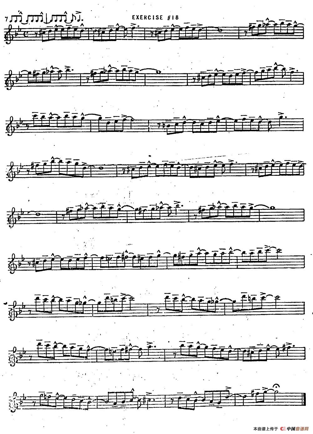 Intermediate Jazz Conception by Lennie Niehaus(20 Jazz Exercises)(1)_原文件名:019.jpg