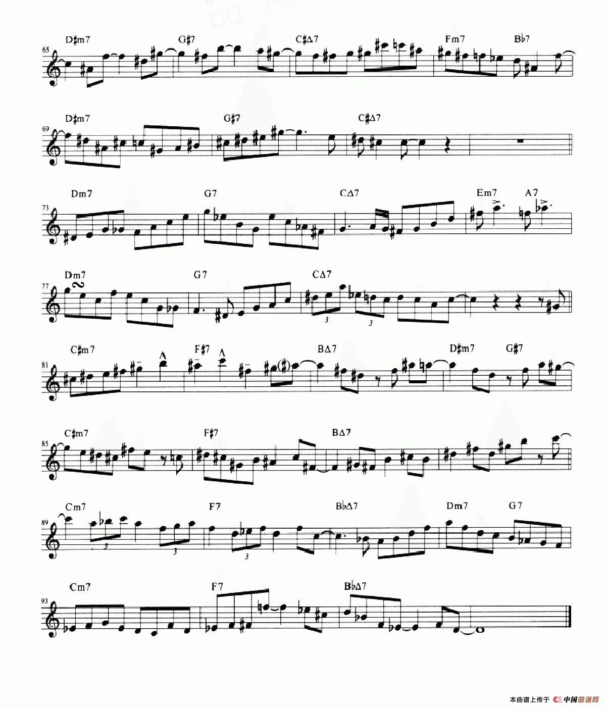 Ii-v-i Solo(1)_原文件名:乐谱15.png