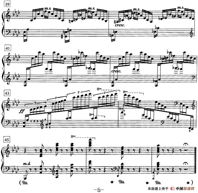 钢琴教程第七级 练习曲(OP.72 No.11)(1)_原文件名:钢琴教程第七级 练习曲 (OP.72 No.11)莫什科夫斯基曲5.jpg