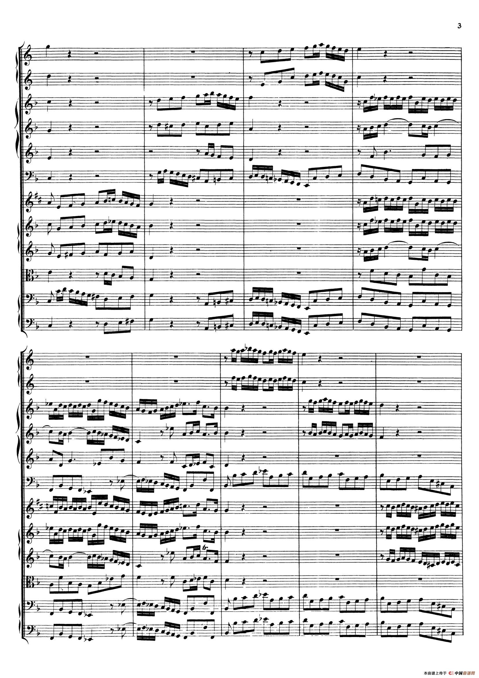 Brandenburg Concerto No.1 in F Major（勃兰登堡协奏曲第一号）