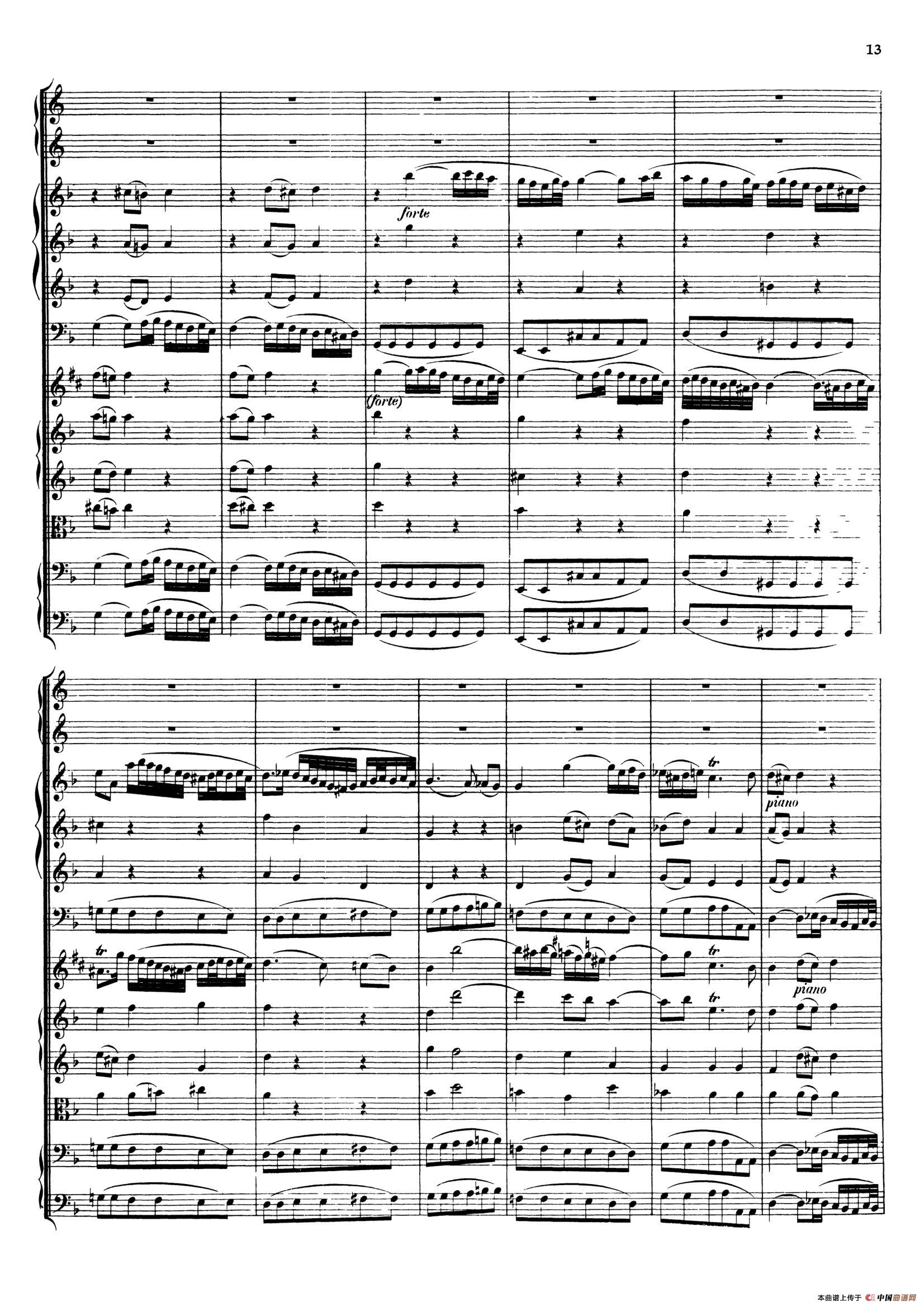 Brandenburg Concerto No.1 in F Major（勃兰登堡协奏曲第一号）