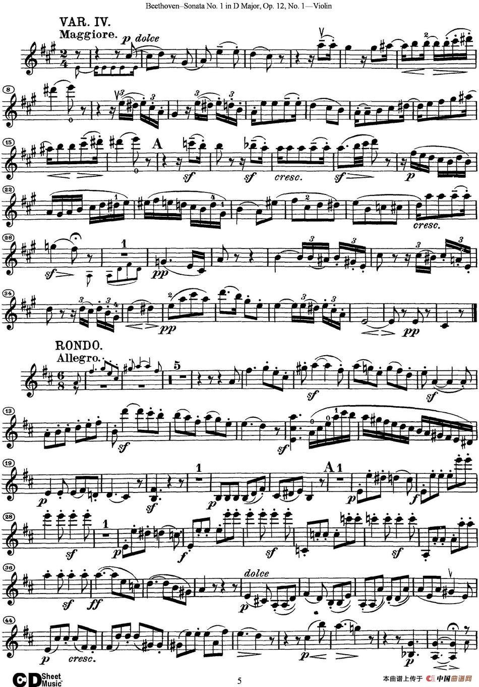 Violin Sonata No.1 in D Major Op.12 No.1(1)_原文件名:Violin Sonata No.1 in D Major, Op.12 No.1_页面_5.jpg