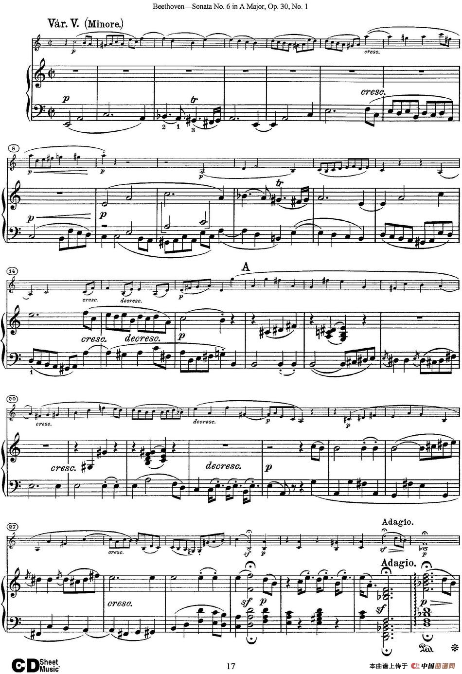 Violin Sonata No.6 in A Major Op.30 No.1(小提琴+钢琴伴奏)(1)_原文件名:Violin Sonata No.6 A Major, Op.30 No.1(小提琴+钢琴伴奏)_页面_17.jpg