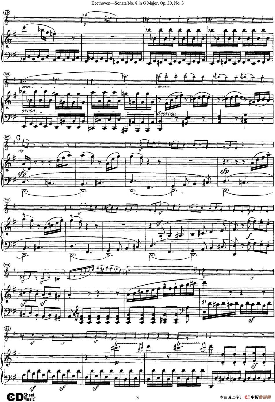 Violin Sonata No.8 in G Major Op.30 No.3(小提琴+钢琴伴奏)(1)_原文件名:Violin Sonata No.8 in G Major, Op.30 No.3(小提琴+钢琴伴奏)_页面_03.jpg