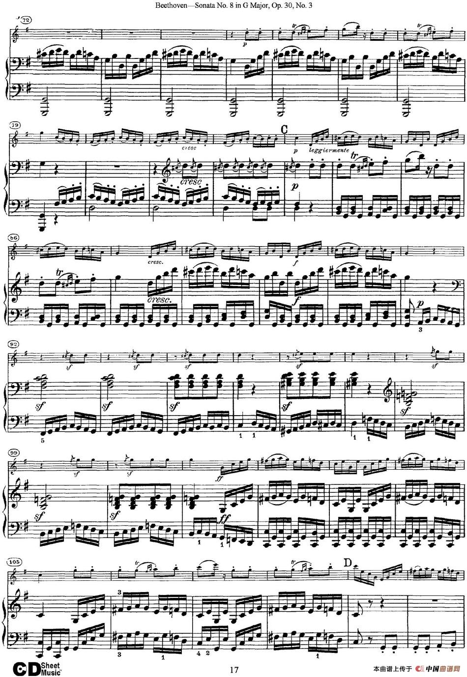 Violin Sonata No.8 in G Major Op.30 No.3(小提琴+钢琴伴奏)(1)_原文件名:Violin Sonata No.8 in G Major, Op.30 No.3(小提琴+钢琴伴奏)_页面_17.jpg