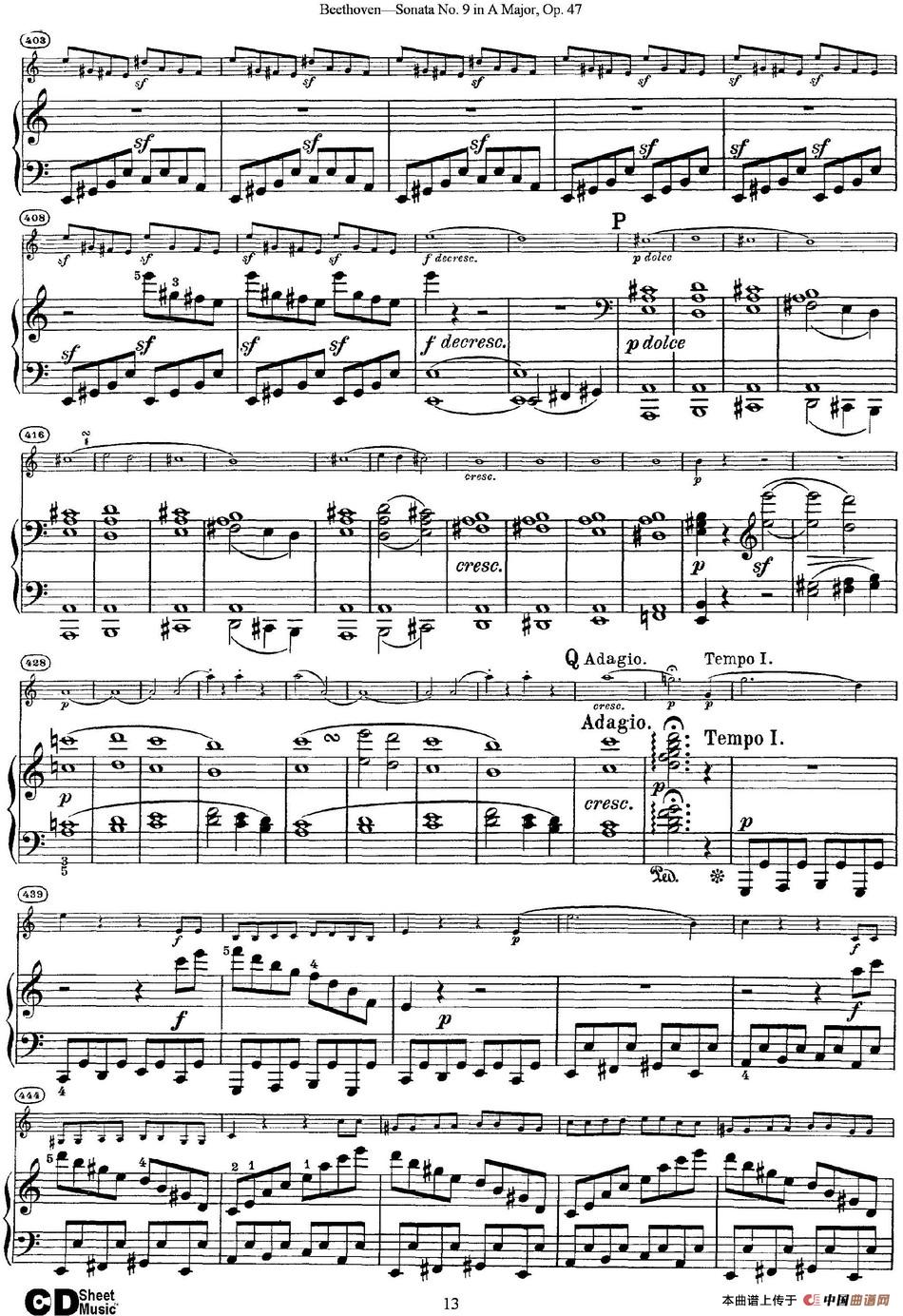Violin Sonata No.9 in A Major Op.47(小提琴+钢琴伴奏)(1)_原文件名:Violin Sonata No.9 in A Major, Op.47(小提琴+钢琴伴奏)_页面_13.jpg