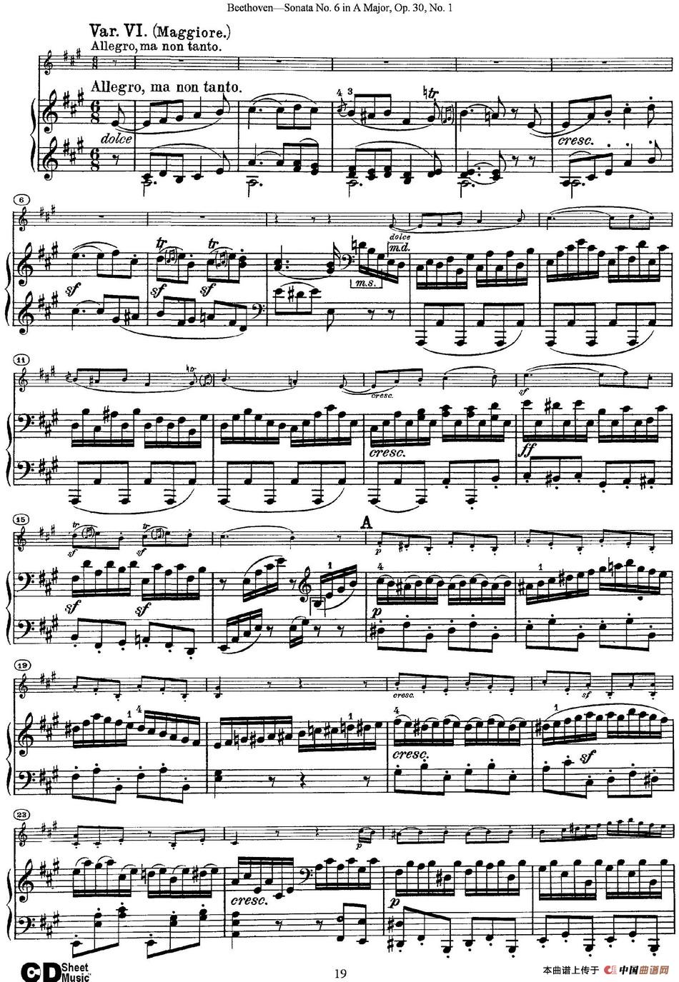 Violin Sonata No.6 in A Major Op.30 No.1(小提琴+钢琴伴奏)(1)_原文件名:Violin Sonata No.6 in A Major, Op.30 No.1(小提琴+钢琴伴奏)_页面_19.jpg