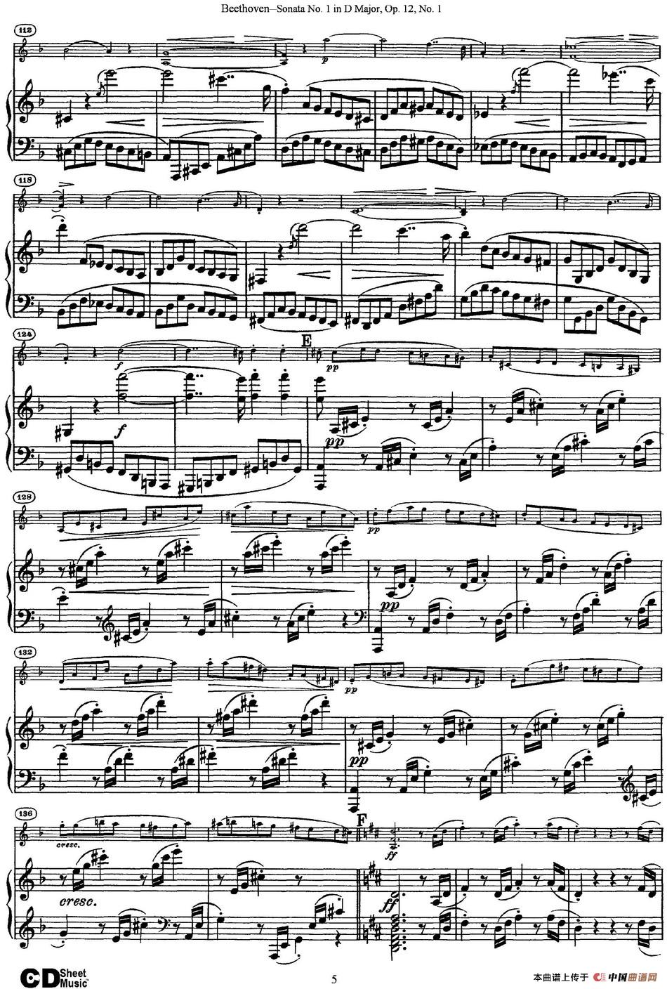 Violin Sonata No.1 in D Major Op.12 No.1(小提琴+钢琴伴奏)(1)_原文件名:Violin Sonata No.1 in D Major, Op.12 No.1(小提琴+钢琴伴奏)_页面_05.jpg