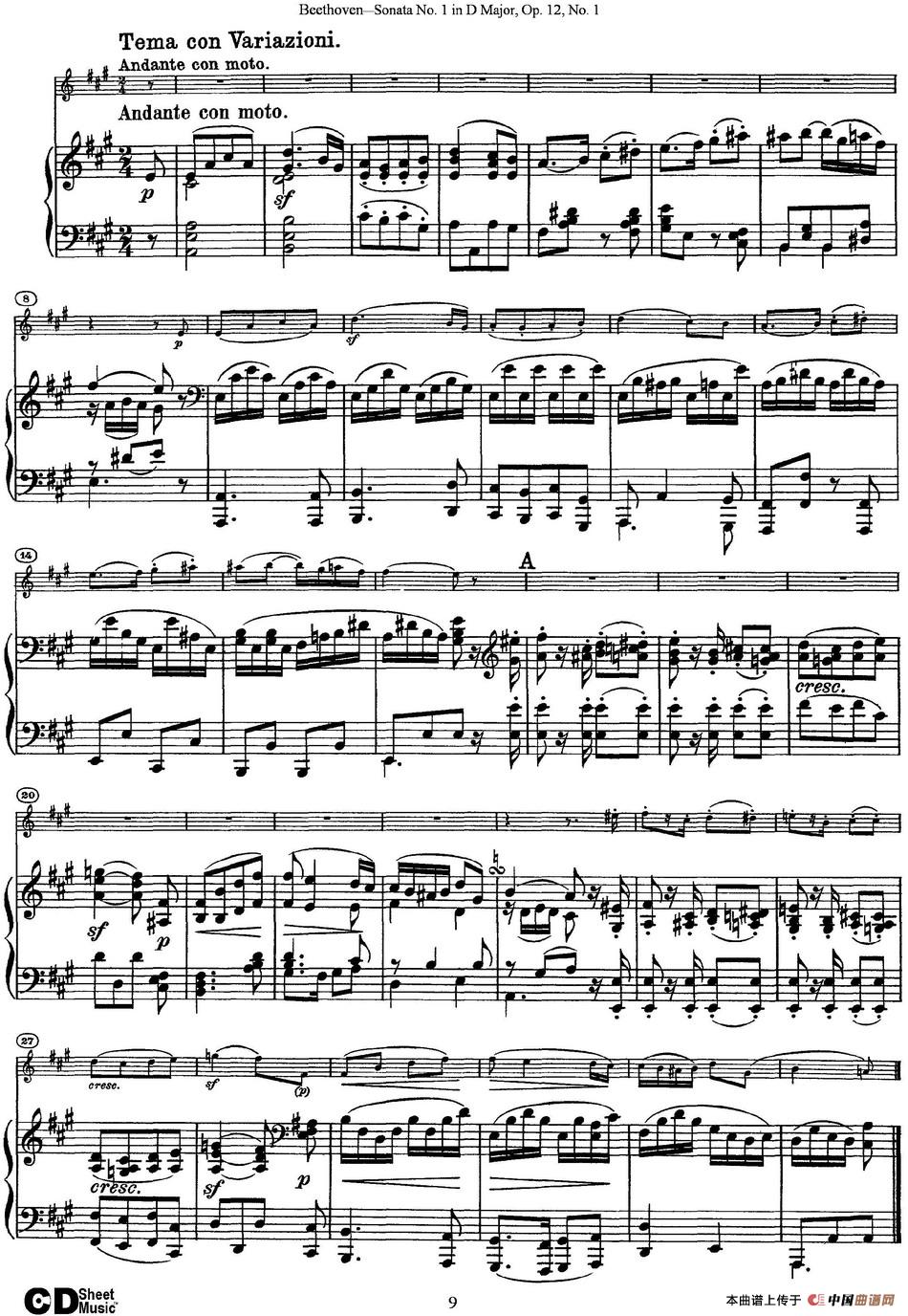Violin Sonata No.1 in D Major Op.12 No.1(小提琴+钢琴伴奏)(1)_原文件名:Violin Sonata No.1 in D Major, Op.12 No.1(小提琴+钢琴伴奏)_页面_09.jpg