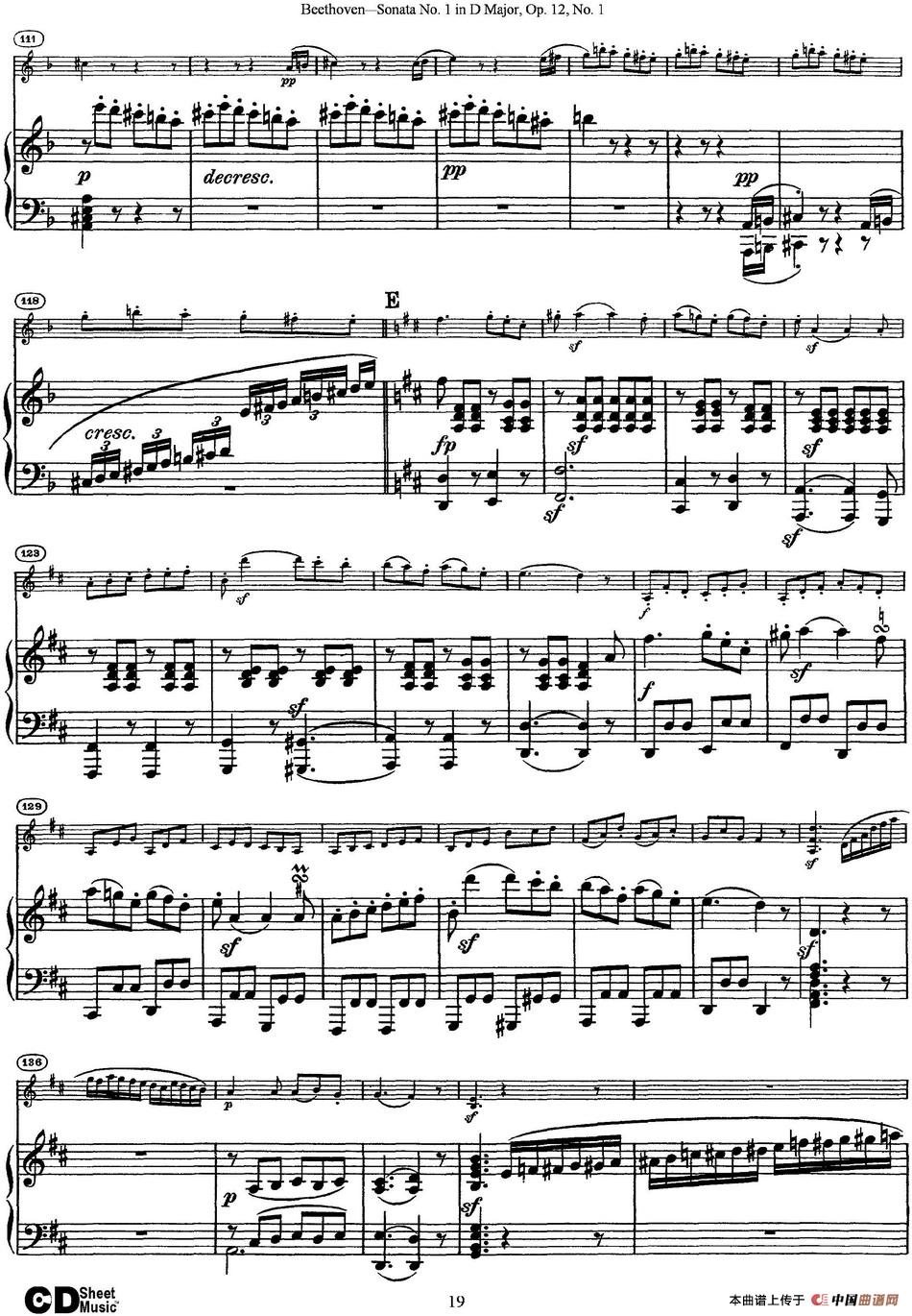 Violin Sonata No.1 in D Major Op.12 No.1(小提琴+钢琴伴奏)(1)_原文件名:Violin Sonata No.1 in D Major, Op.12 No.1(小提琴+钢琴伴奏)_页面_19.jpg