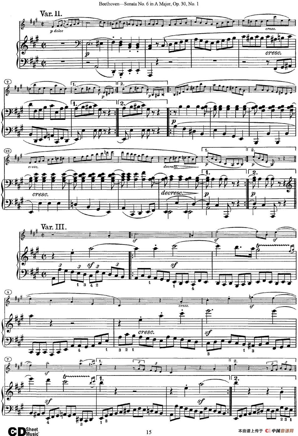 Violin Sonata No.6 in A Major Op.30 No.1(小提琴+钢琴伴奏)(1)_原文件名:Violin Sonata No.6 in A Major, Op.30 No.1(小提琴+钢琴伴奏)_页面_3.jpg