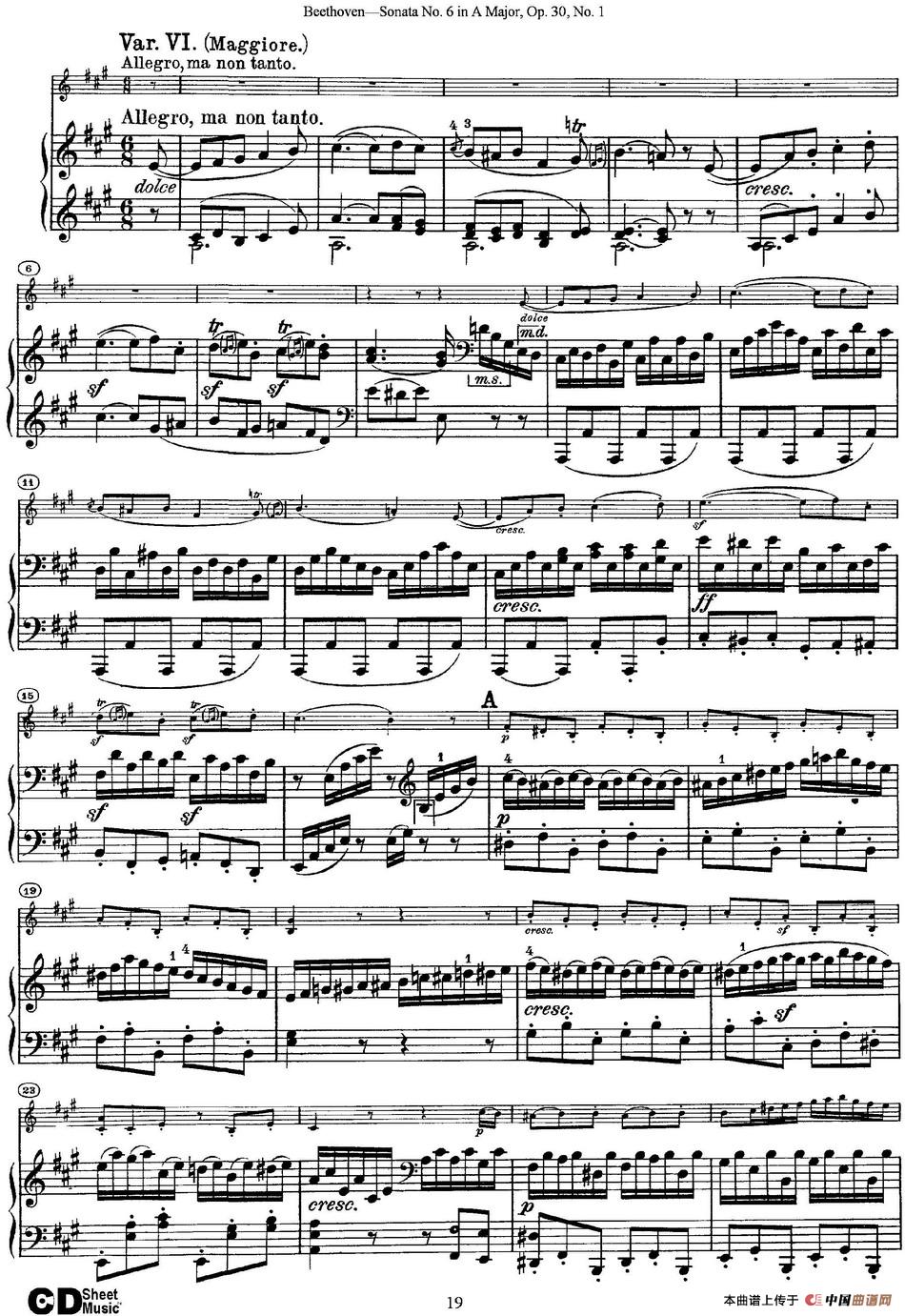 Violin Sonata No.6 in A Major Op.30 No.1(小提琴+钢琴伴奏)(1)_原文件名:Violin Sonata No.6 in A Major, Op.30 No.1(小提琴+钢琴伴奏)_页面_19.jpg