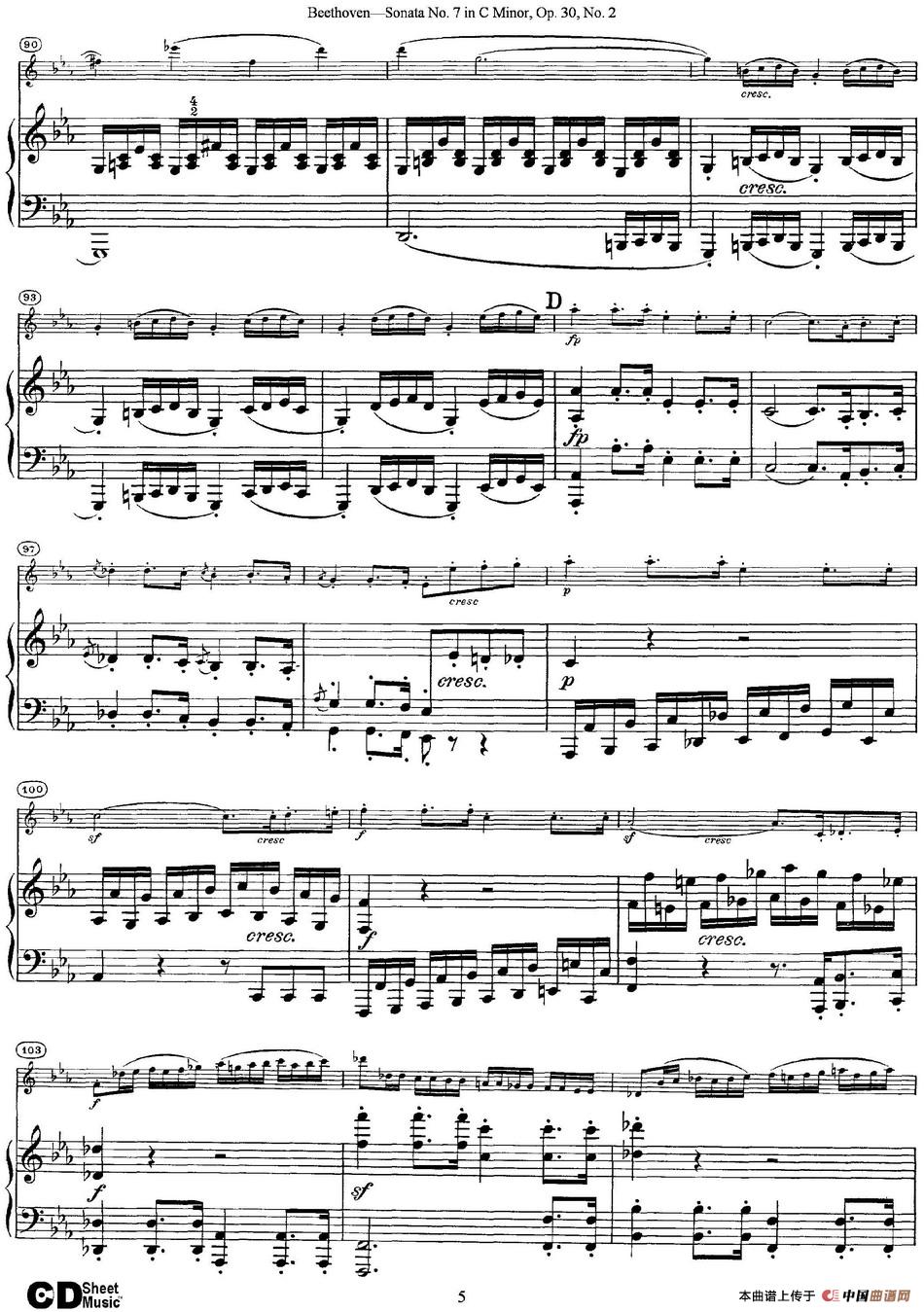 Violin Sonata No.7 in C Minor Op.30 No.2(小提琴+钢琴伴奏)(1)_原文件名:Violin Sonata No.7 in C Minor, Op.30 No.2(小提琴+钢琴伴奏)_页面_05.jpg
