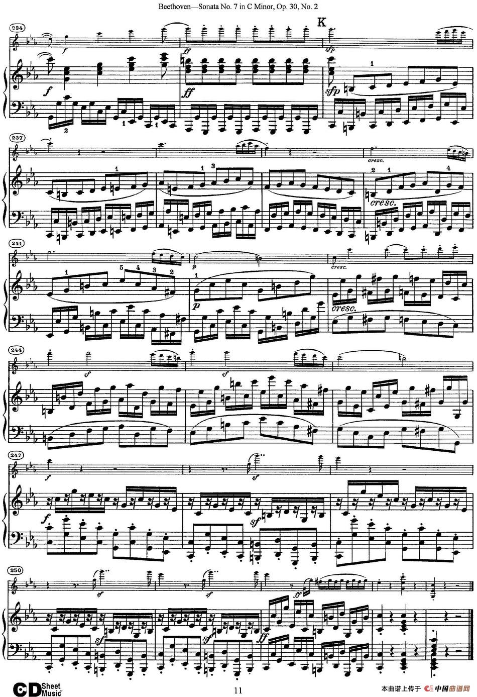 Violin Sonata No.7 in C Minor Op.30 No.2(小提琴+钢琴伴奏)(1)_原文件名:Violin Sonata No.7 in C Minor, Op.30 No.2(小提琴+钢琴伴奏)_页面_11.jpg