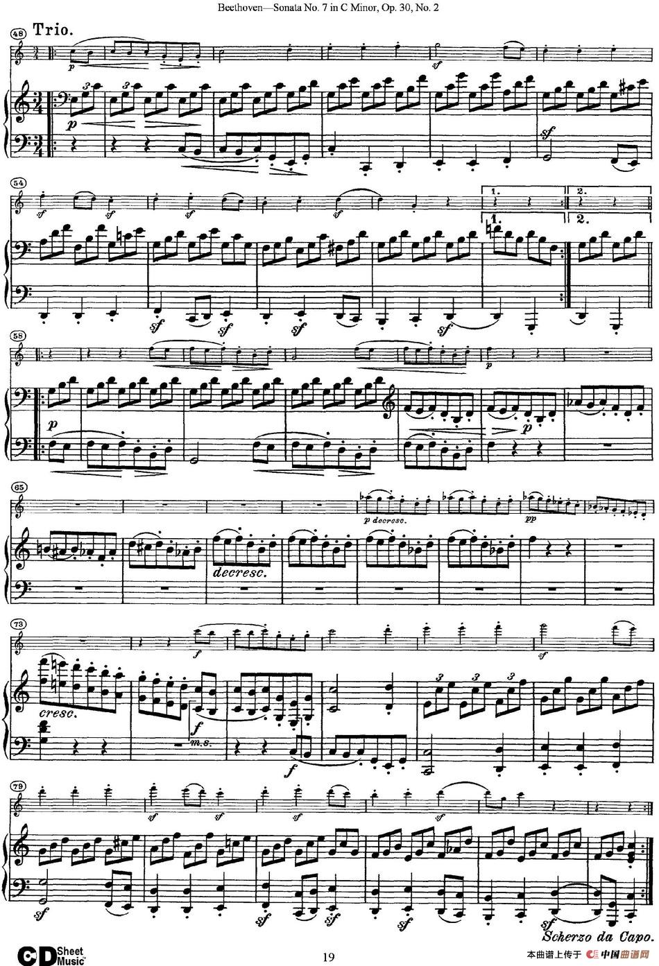Violin Sonata No.7 in C Minor Op.30 No.2(小提琴+钢琴伴奏)(1)_原文件名:Violin Sonata No.7 in C Minor, Op.30 No.2(小提琴+钢琴伴奏)_页面_19.jpg