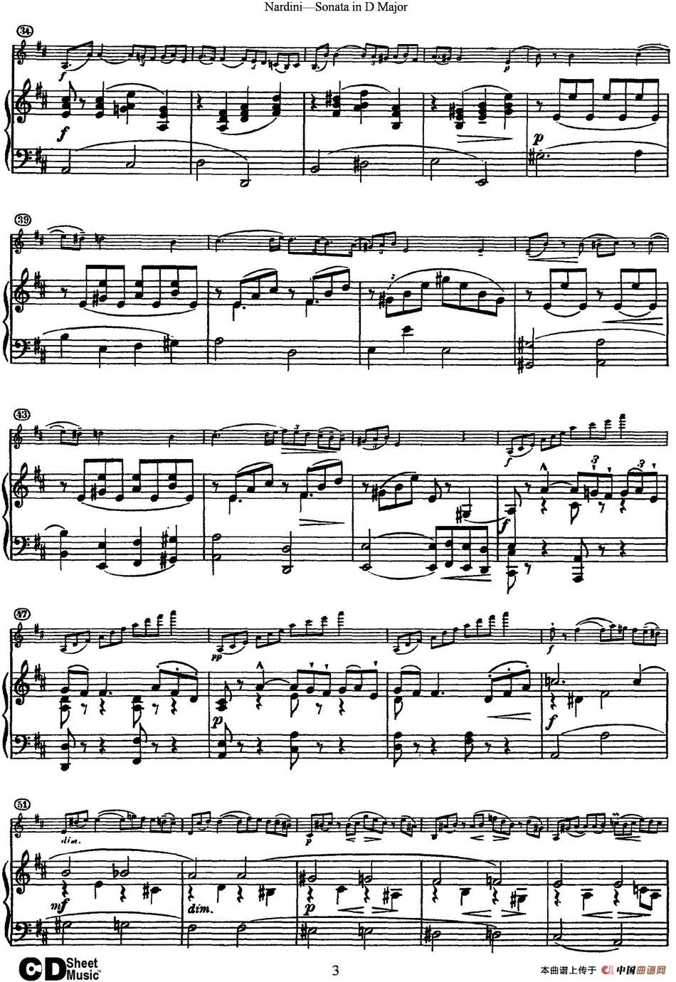 Nardini Violin Sonata in D Major（小提琴+钢琴伴奏）(1)_原文件名：Nardini Violin Sonata in D Major（小提琴+钢琴伴奏）_页面_03.jpg