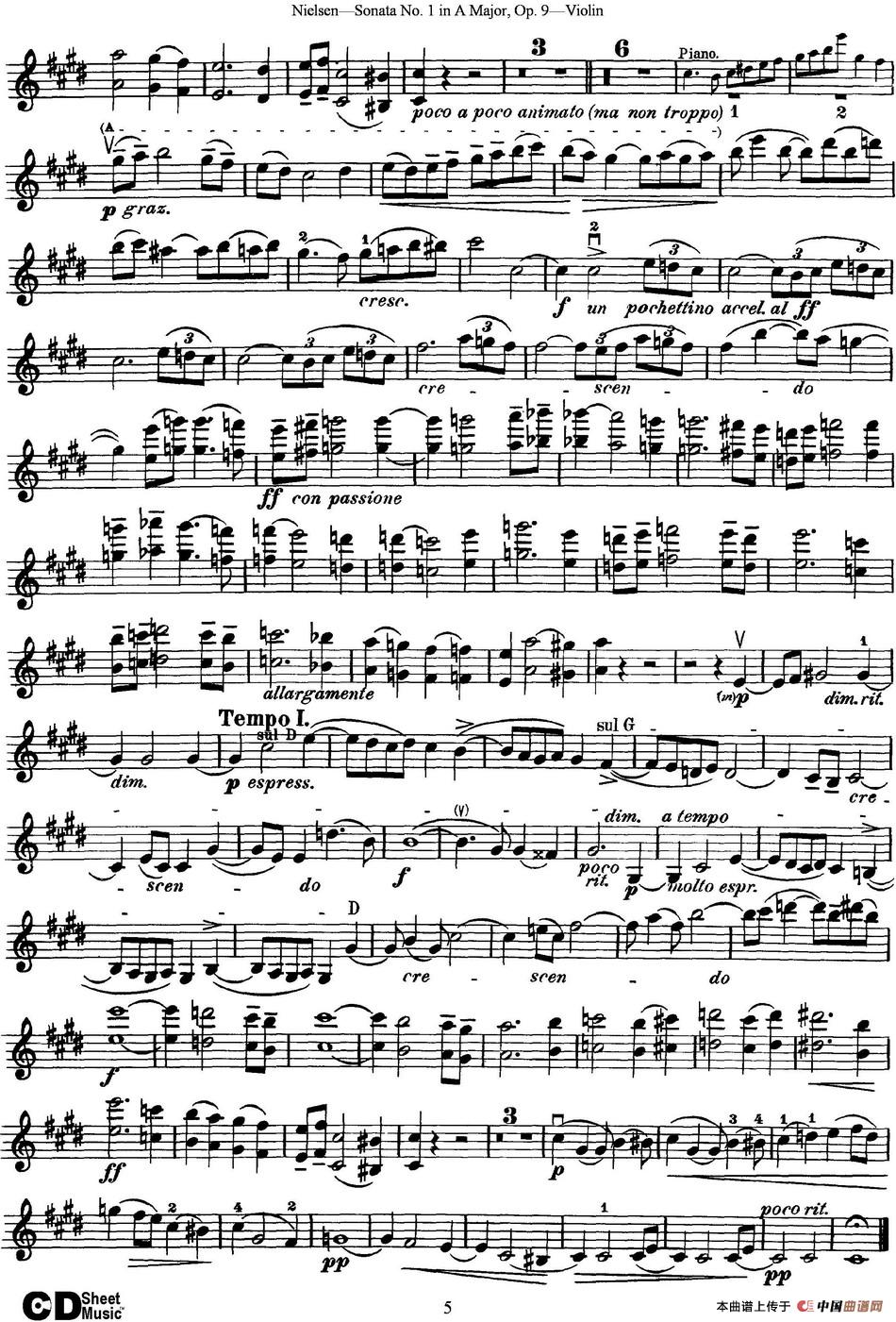 Violin Sonata No.1 in A Major Op.9(1)_原文件名：Violin Sonata No.1 in A Major, Op.9_页面_5.jpg
