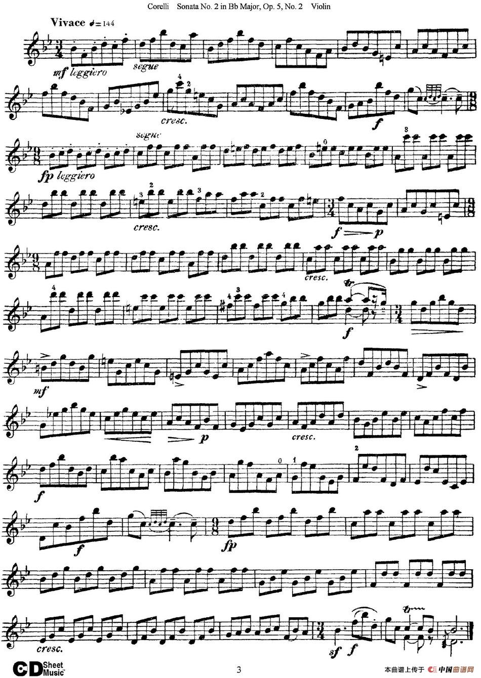 Sonata No.2 in Bb MajorOp.5 No.2(1)_原文件名:Sonata No.2 in Bb Major,Op.5 No.2_页面_3.jpg