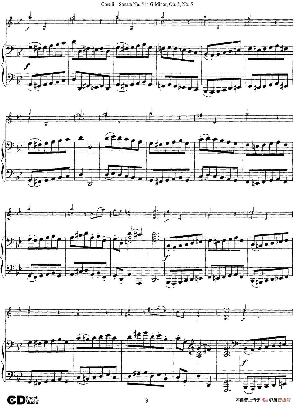 Sonata No.5 in G MinorOp.5 No.5(小提琴+钢琴伴奏)(1)_原文件名:Sonata No.5 in G Minor,Op.5 No.5(小提琴+钢琴伴奏)_页面_09.jpg