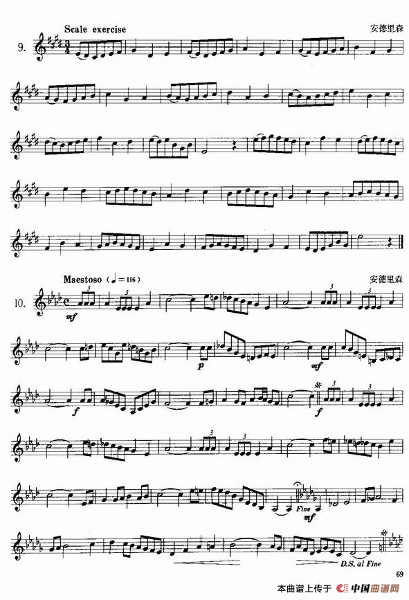 小号考级四级练习曲10首(1)_原文件名:69.jpg